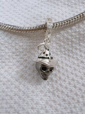 Clown Hat Skull Charm Halloween Charm For Pandora Bracelet